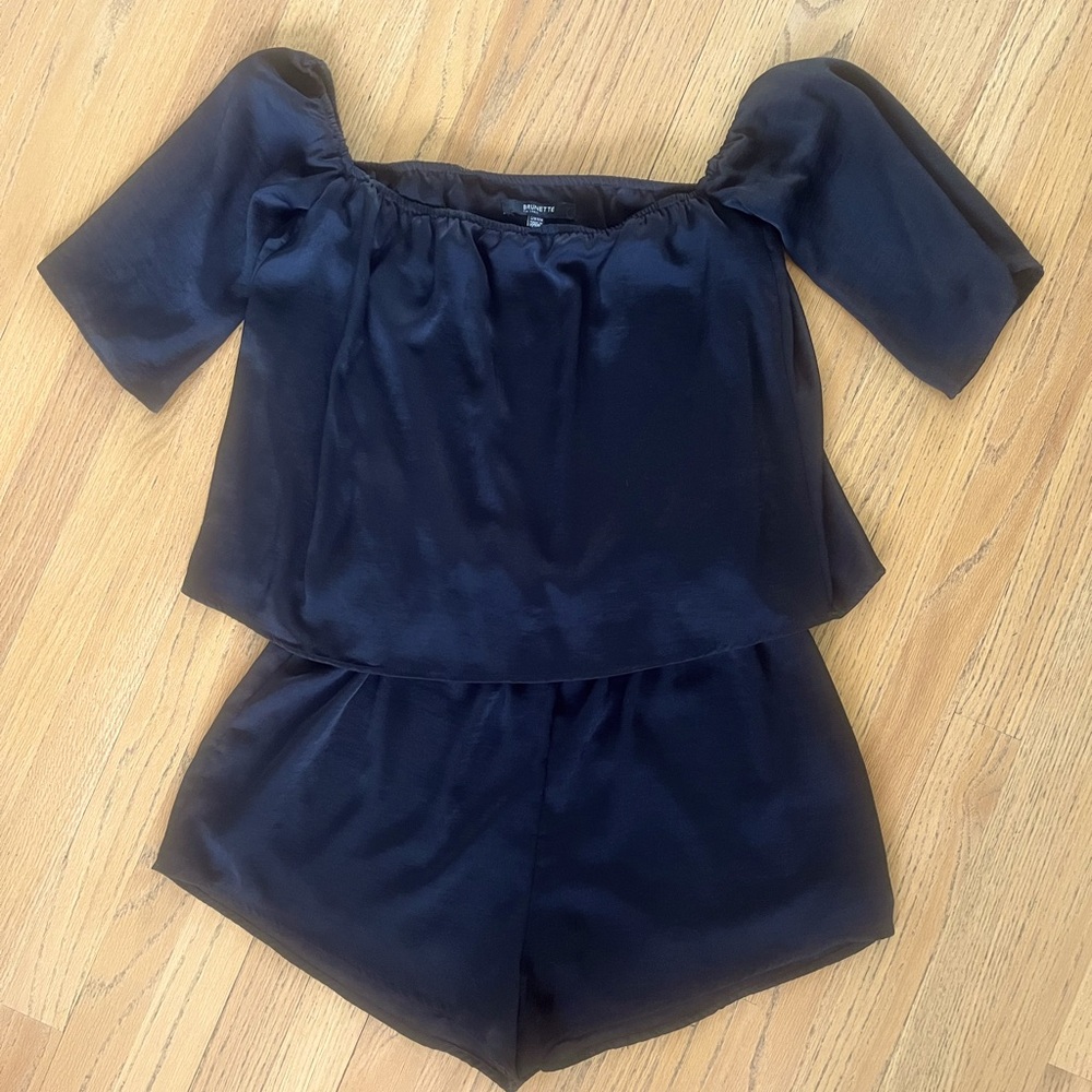 Brunette the label Satin romper s/m